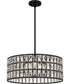Gibson 4-light Pendant Matte Black