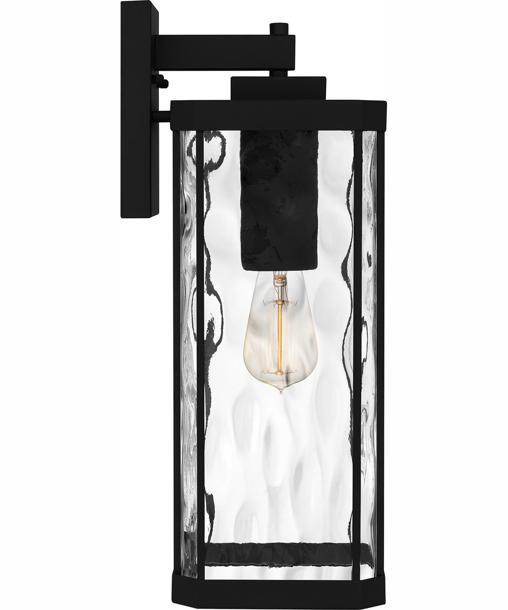 Balchier Large 1-light Outdoor Wall Light Matte Black