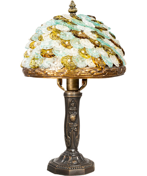 13 Inch H Athens Art Glass Accent Lamp Sta18359