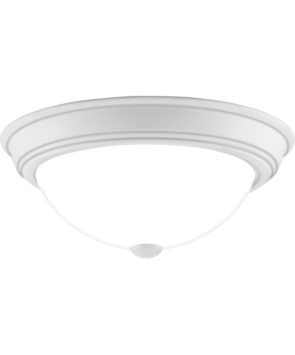 Erwin Medium 2-light Flush Mount White Lustre