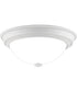 Erwin Medium 2-light Flush Mount White Lustre