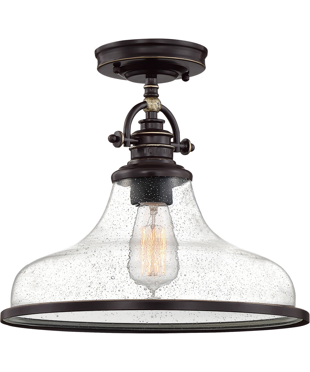 Grant 1-light Semi Flush Mount Palladian Bronze