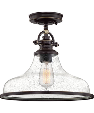 Grant 1-light Semi Flush Mount Palladian Bronze