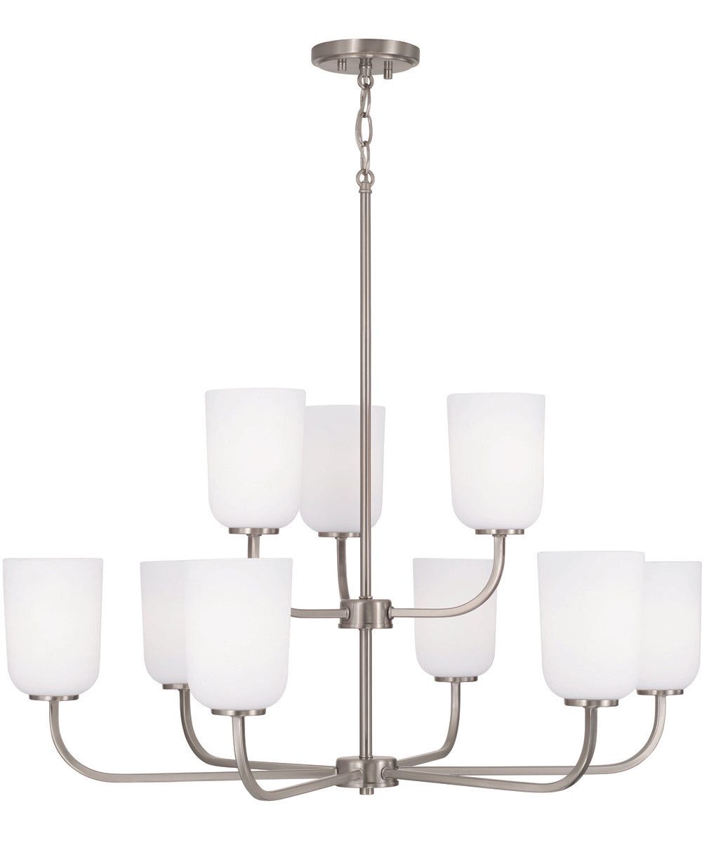 Lawson 9-Light Chandelier Brushed Nickel