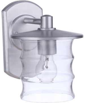 Canon 1-Light Outdoor Wall Light Satin Aluminum