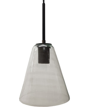 Collbrook Glass Pendant Light (1/CN) Clear/Black