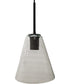 Collbrook Glass Pendant Light (1/CN) Clear/Black