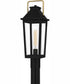 Buckley Large 1-light Outdoor Post Light Coastal Armour Aluminum Matte Black