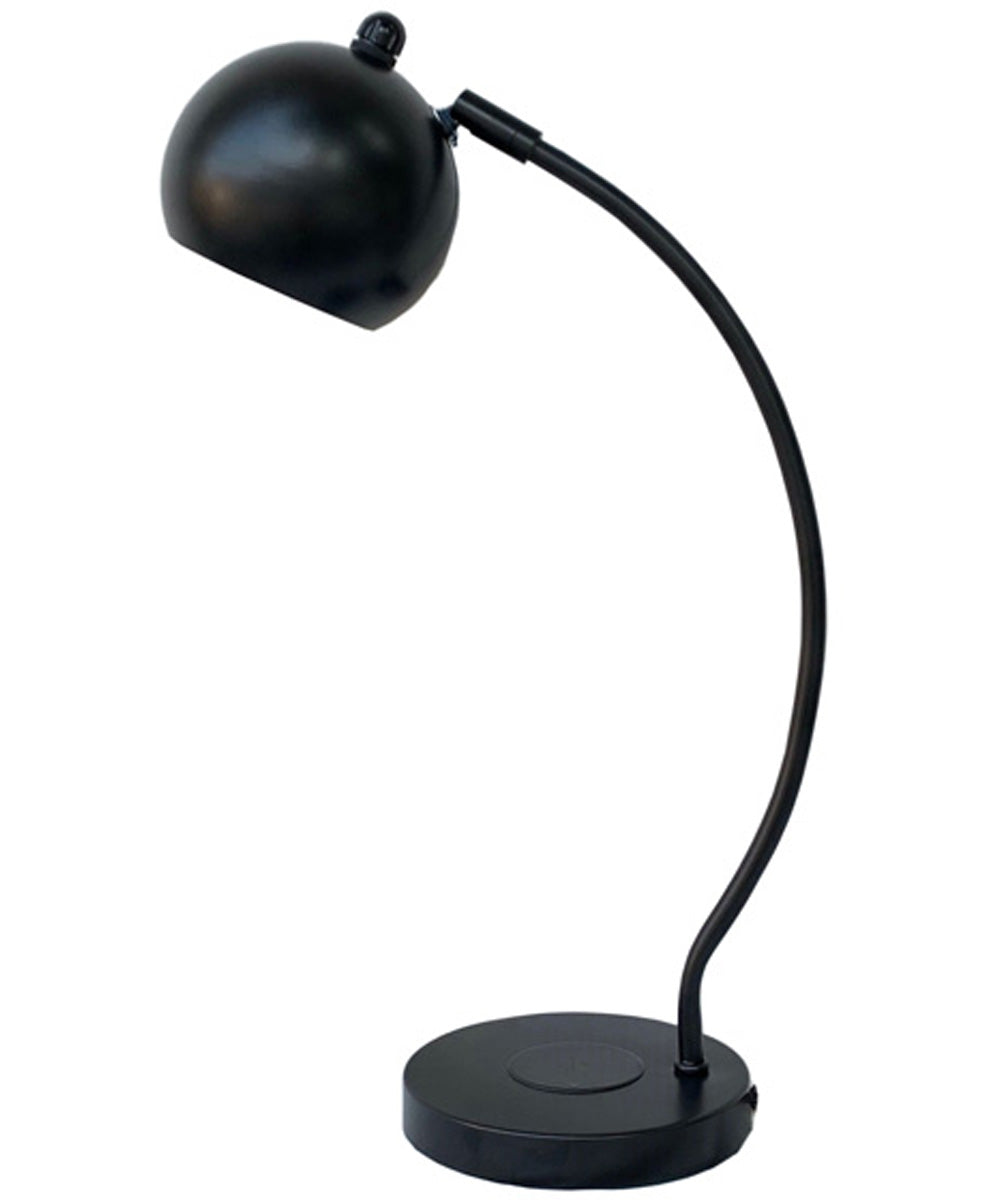 22"H Marinel Metal Desk Lamp (1/CN) Black