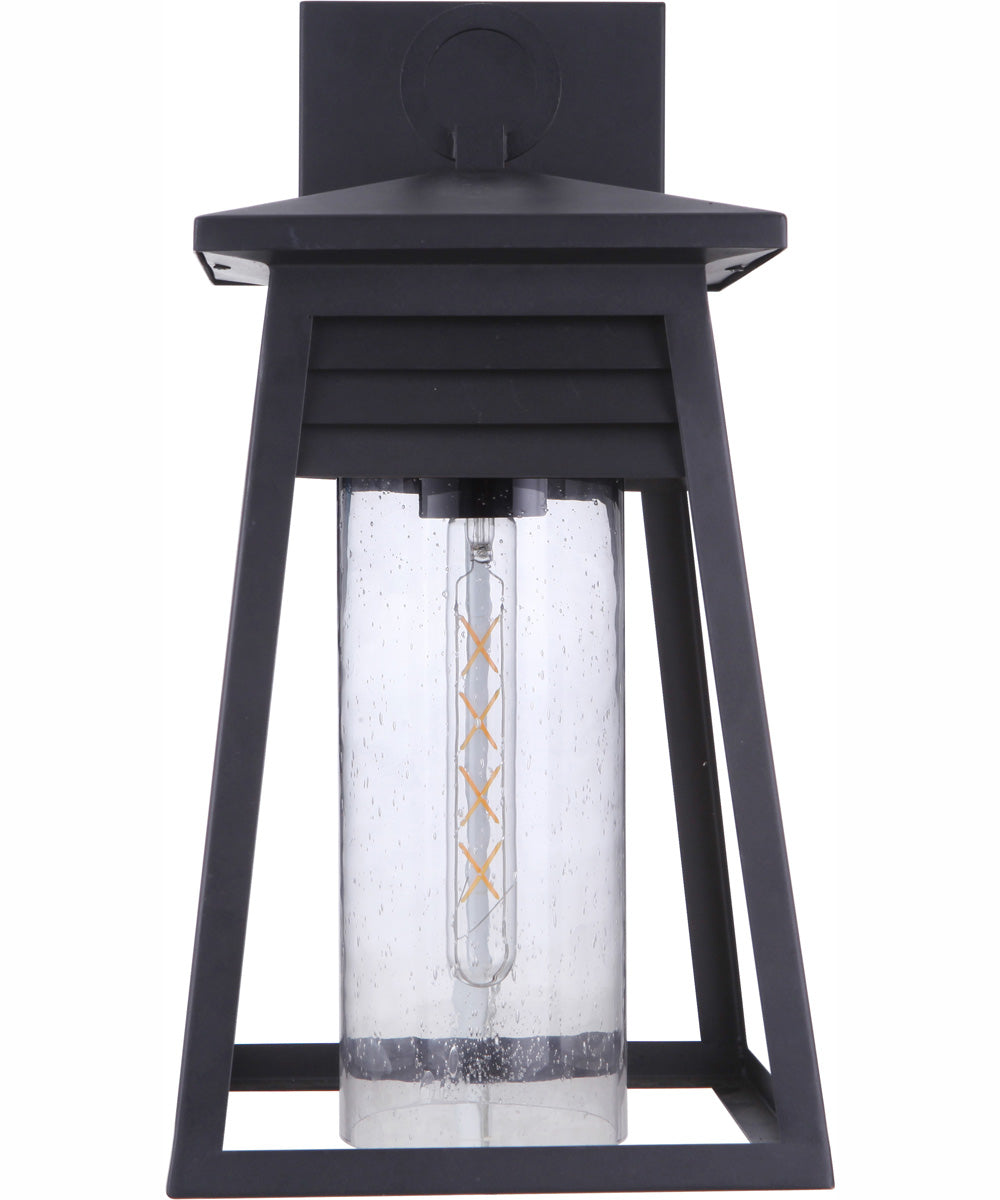 Becca 1-Light Outdoor Wall Lantern Matte Black