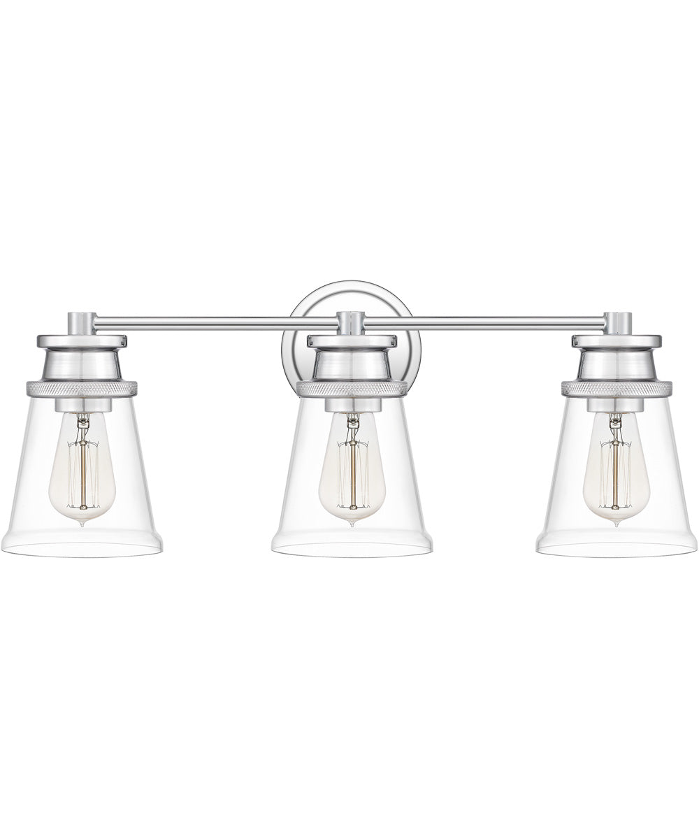 Haverfield Large 3-light Bath Light Polished Chrome