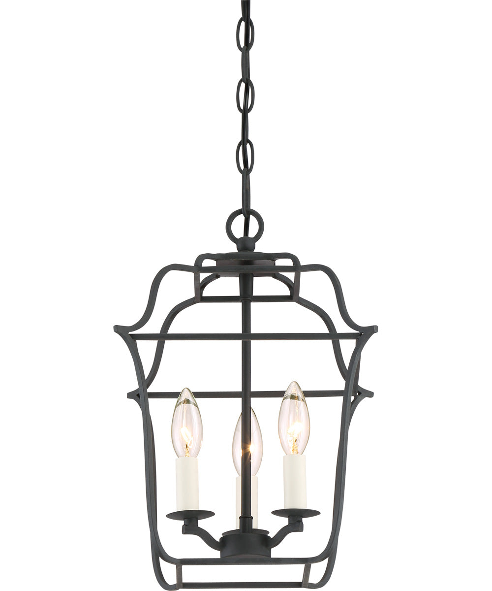 Gallery 3-light Pendant Royal Ebony