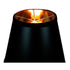10"W x 8"H Black Parchment Empire Hardback Lampshade