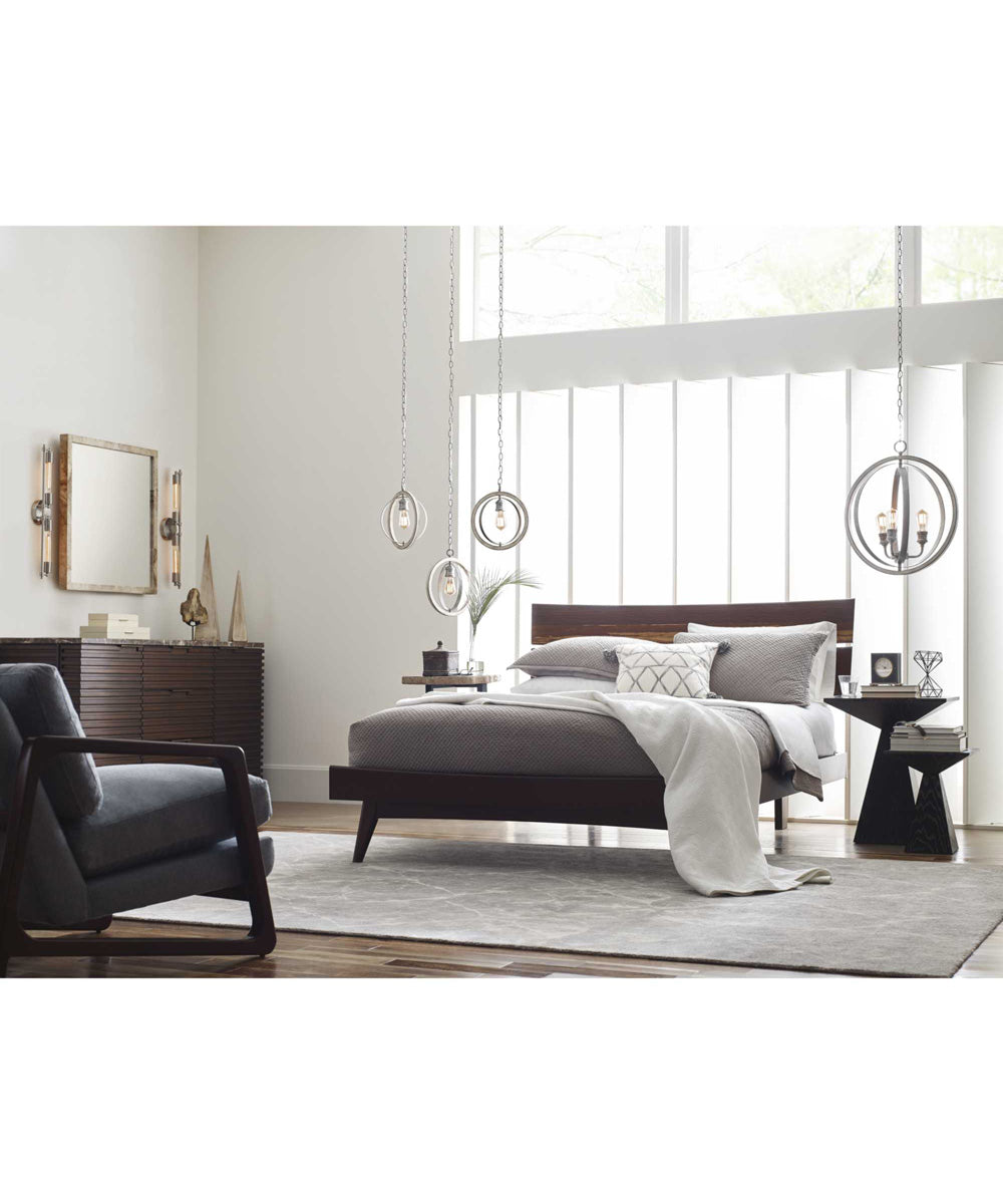 Conestee 6-Light Farmhouse Pendant Light Galvanized Finish