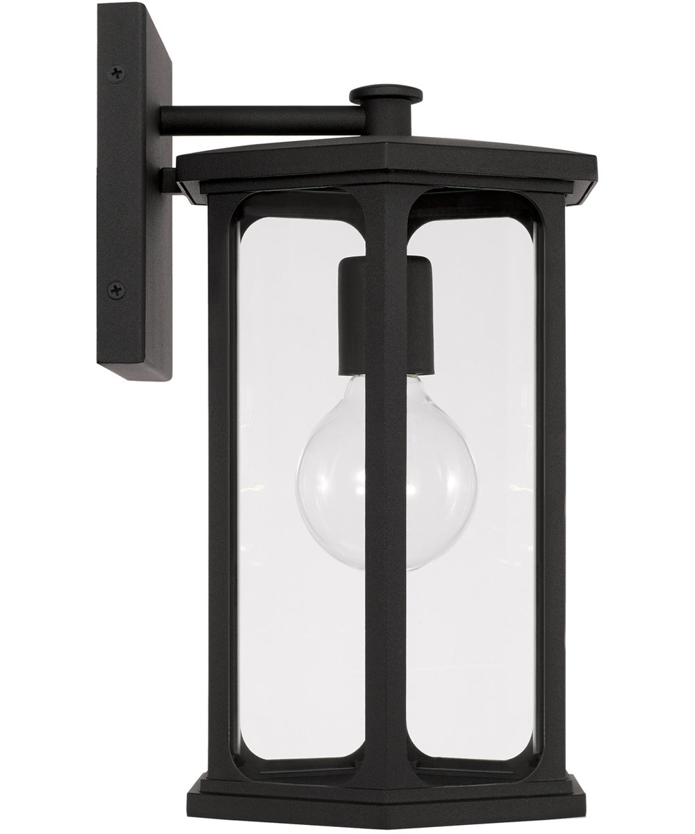 Walton 1-Light Outdoor Wall-Lantern Black