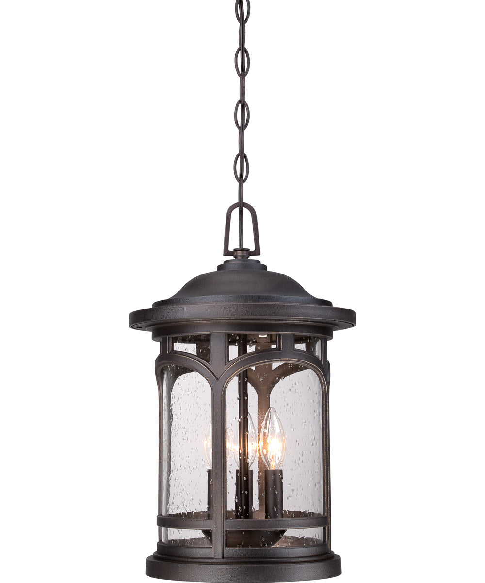 Marblehead Large 3-light Outdoor Pendant Light  Coastal Armour Palladian Bronze