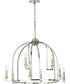 Seneca 9-Light Farmhouse Chandelier Light Polished Nickel