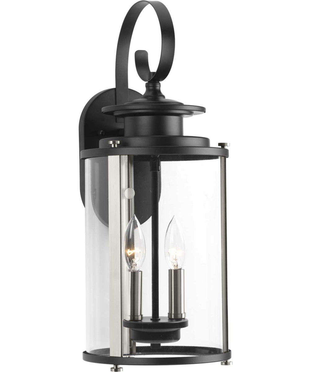 Squire 2-Light Medium Wall Lantern Matte Black