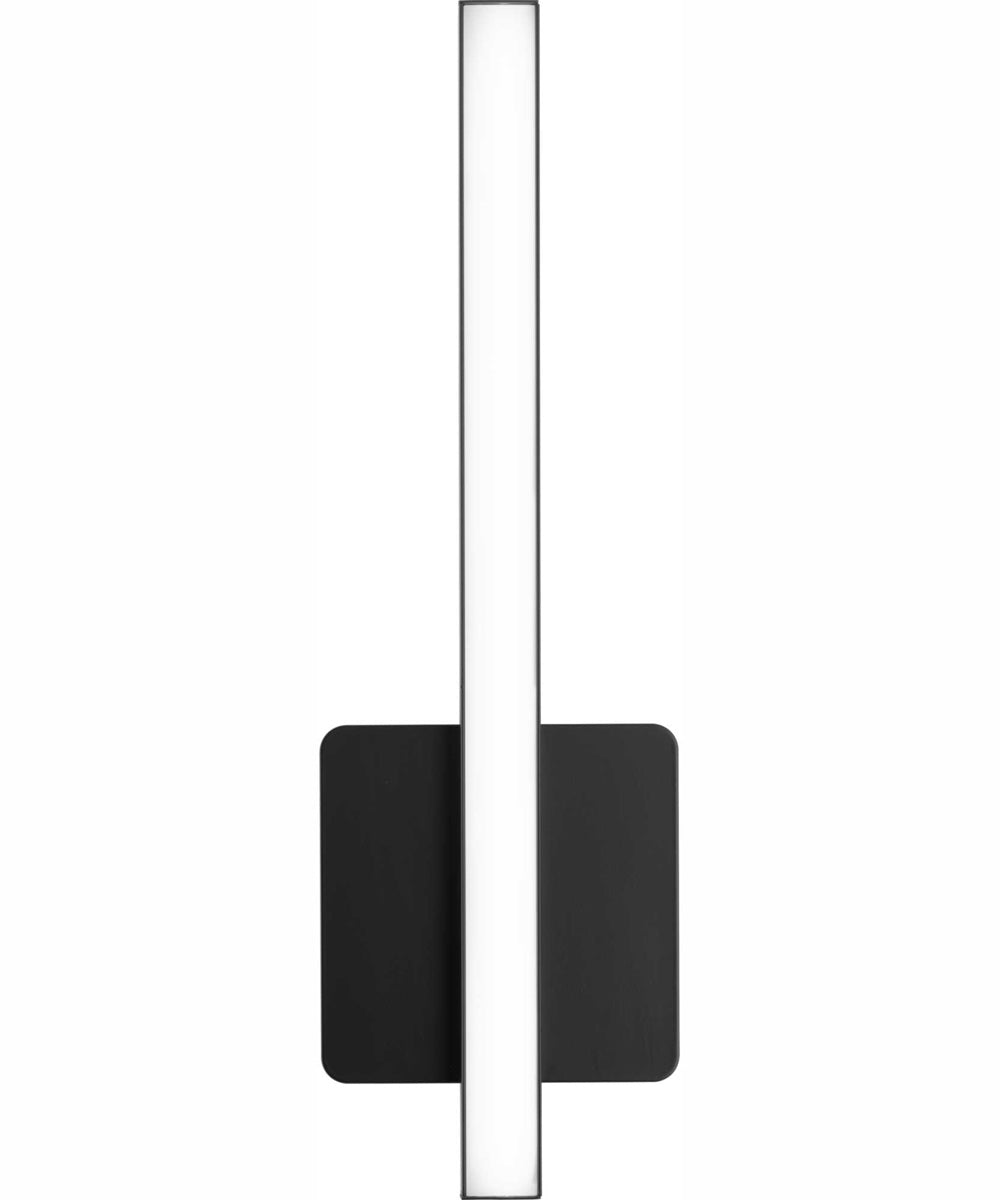 Phase 4 16 in. Small Modern Integrated 3CCT Integrated LED Linear Vanity Light Matte Black