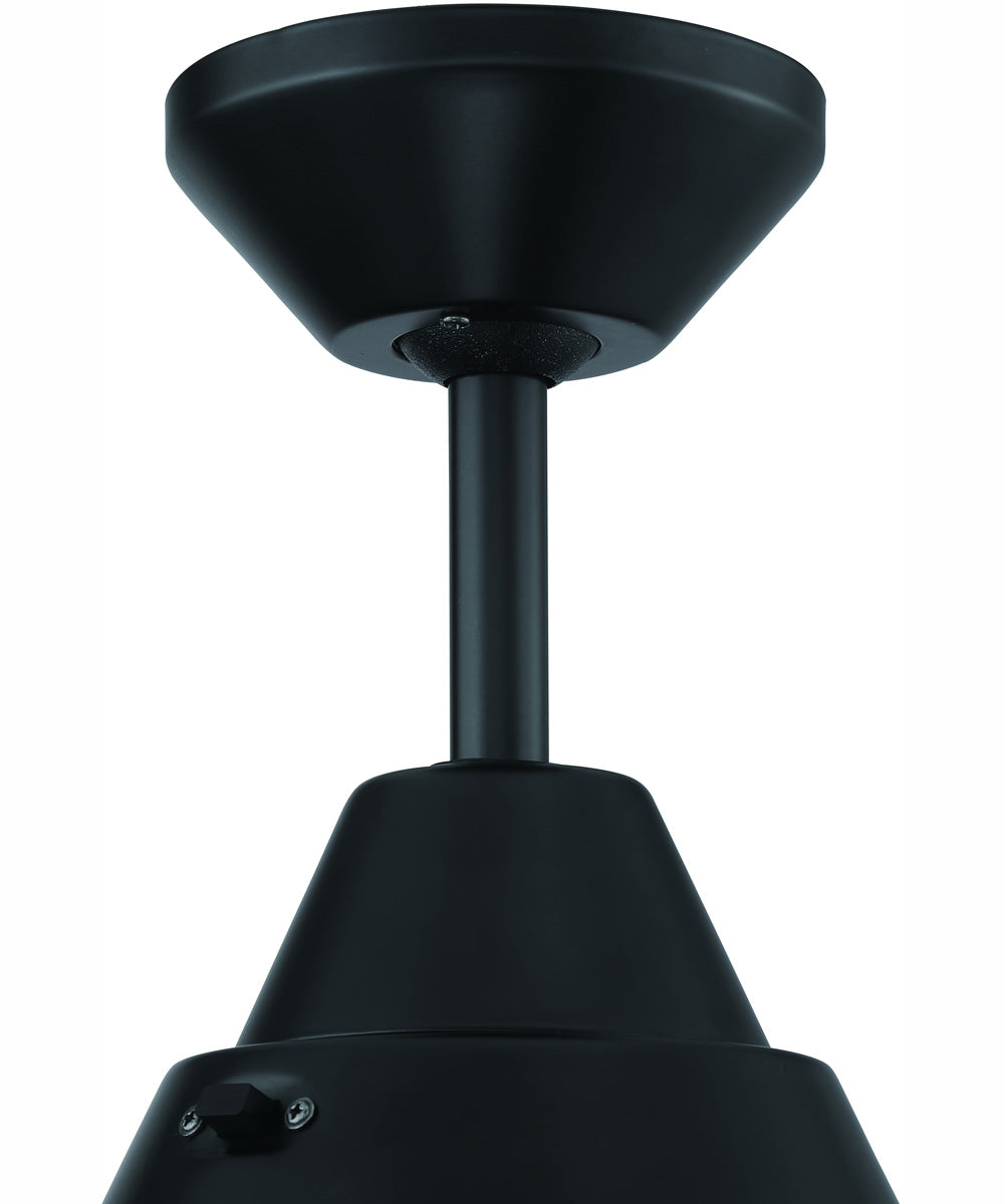 56" Acadian 1-Light Ceiling Fan Flat Black