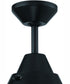 56" Acadian 1-Light Ceiling Fan Flat Black