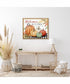 Framed Welcome Autumn by Elizabeth Tyndall Canvas Wall Art Print (28  W x 23  H), Sylvie Maple Frame