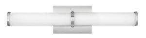23"W Simi 1-Light Bath Two Light in Brushed Nickel