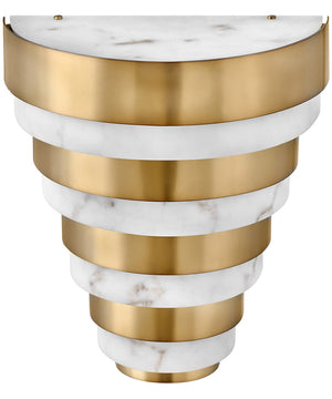 Echelon LED-Light LED Sconce in Heritage Brass
