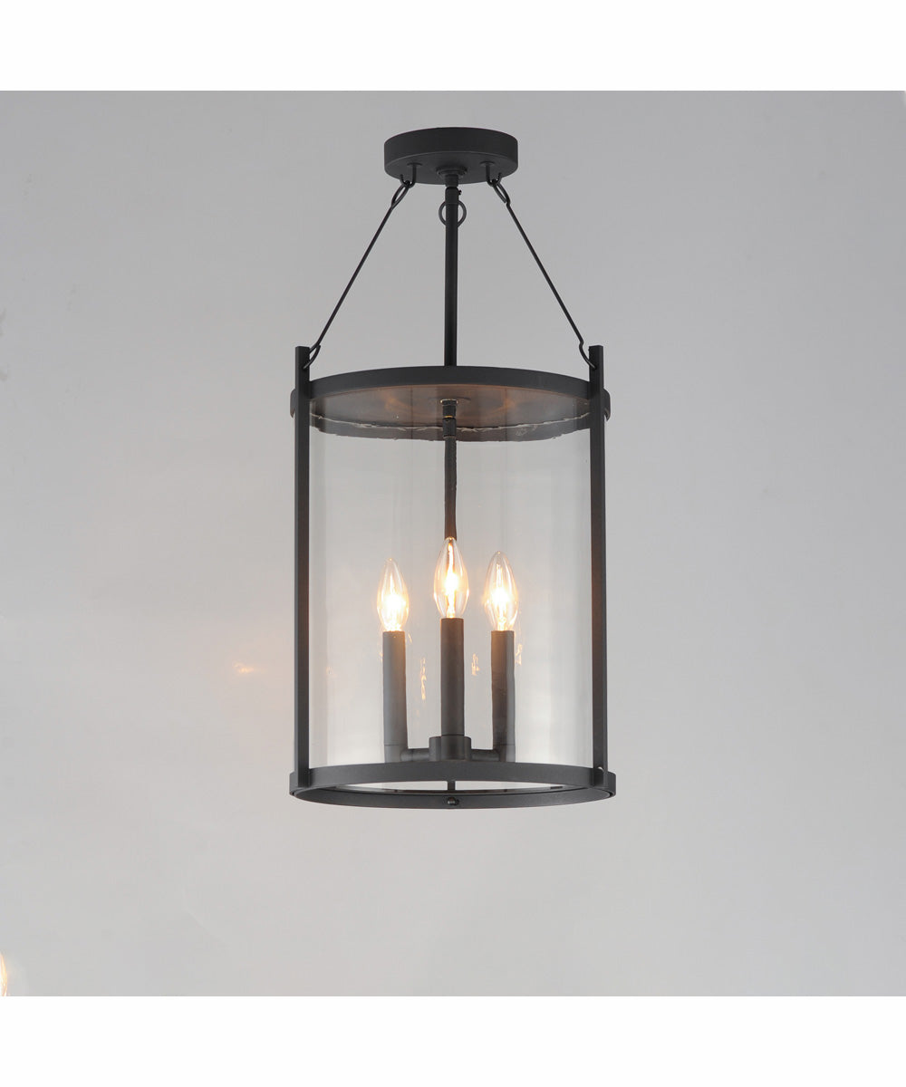 Belfry 3-Light Pendant Black