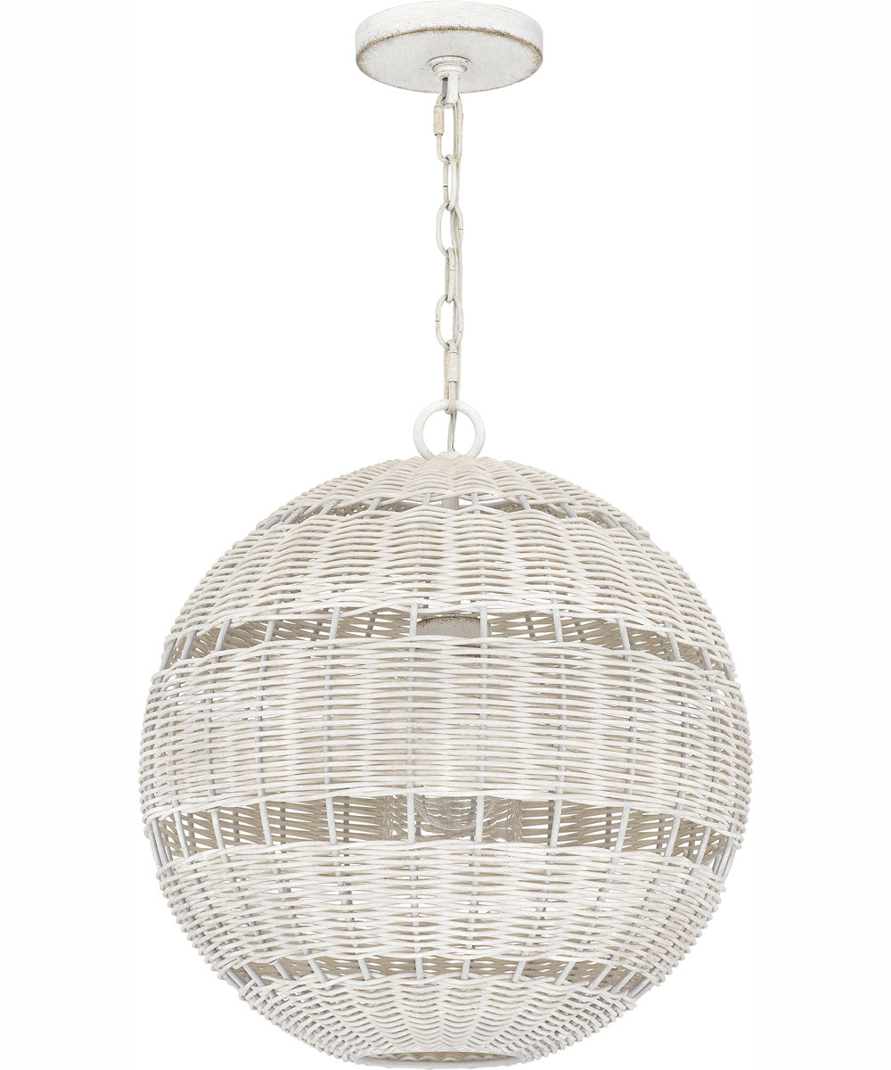 Quoizel Pendant Large 1-light Pendant Antique White