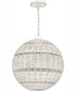 Quoizel Pendant Large 1-light Pendant Antique White