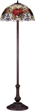 63"H Renaissance Rose Floor Lamp