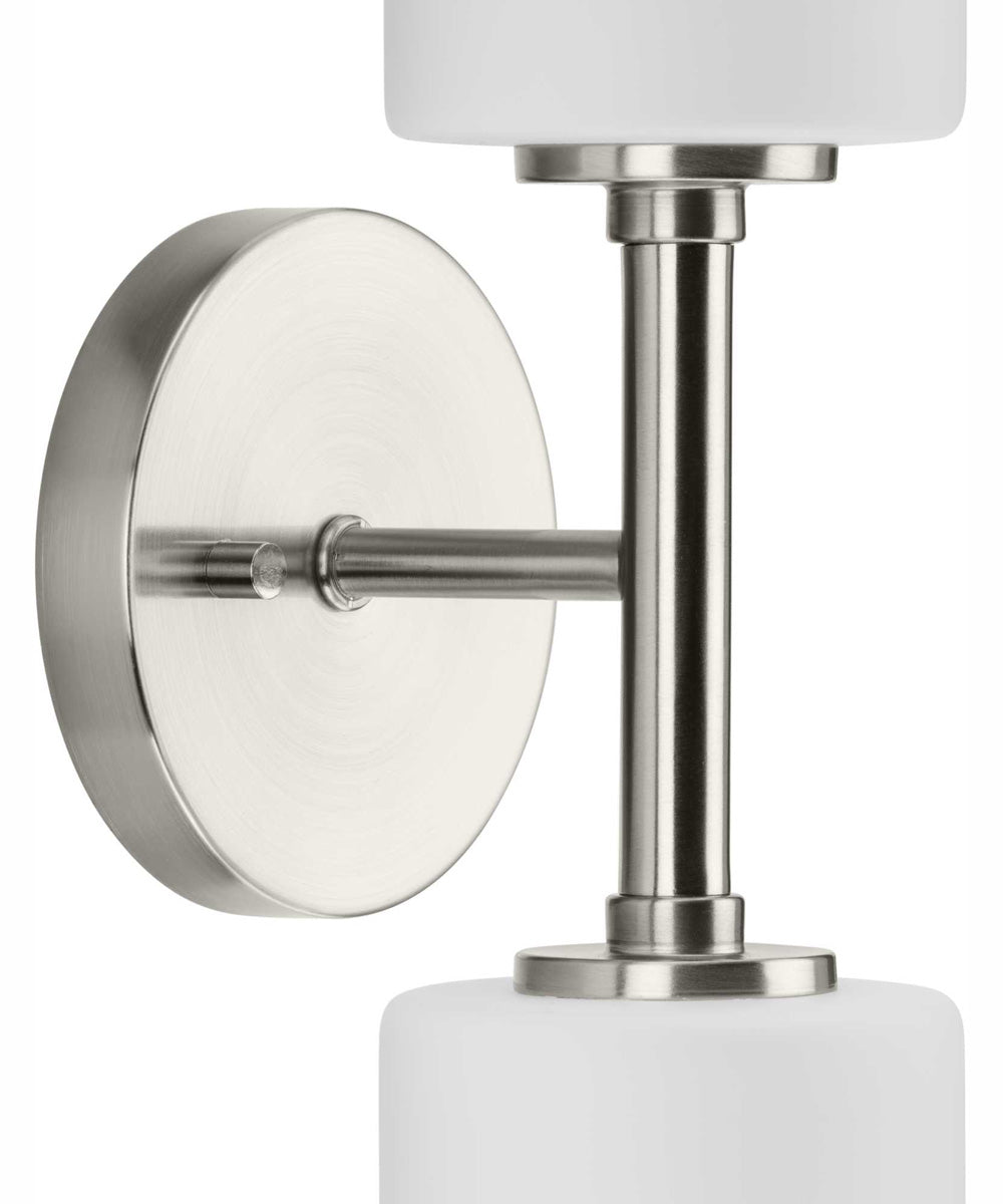 Cofield 2-Light Transitional Wall Bracket Brushed Nickel