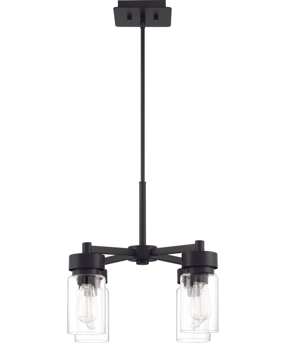 Bennet 4-Light Outdoor Chandelier Midnight