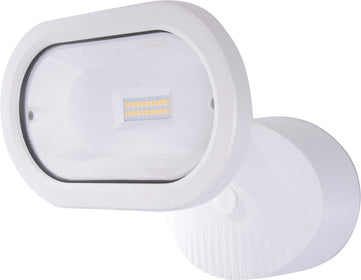 5"H 1-Light Outdoor White LED Flood Security Light