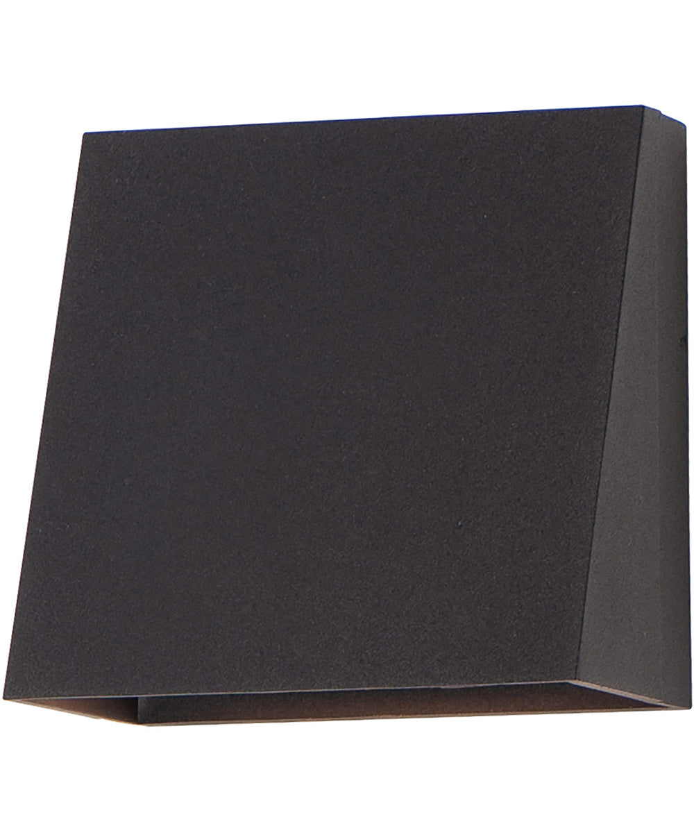 6"H Pathfinder LED 1-Light Outdoor Wall Sconce Architectural Bronze