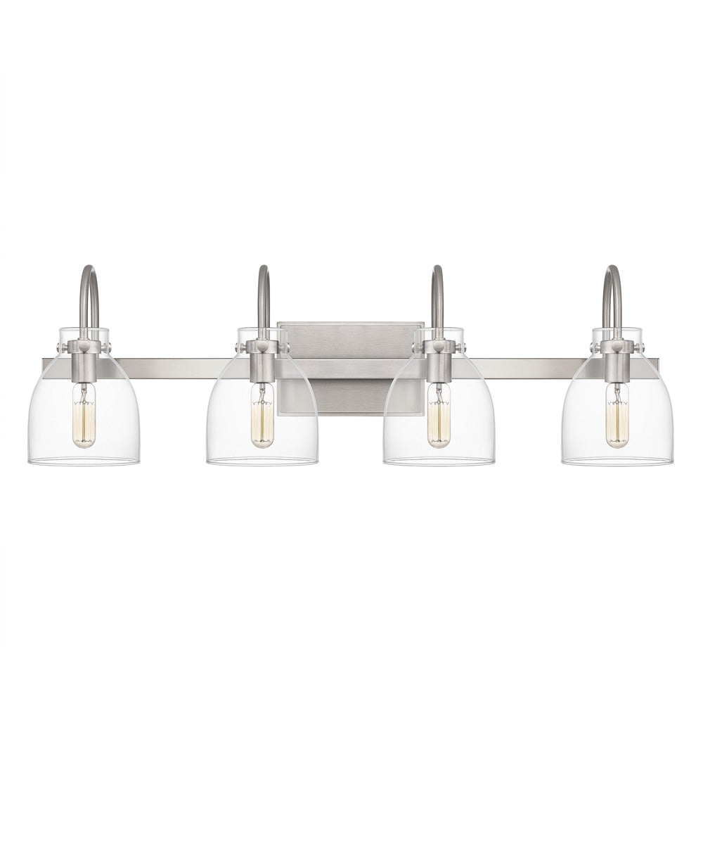 Atmore Extra Large 4-light Bath Light Brushed Nickel