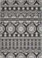 5'x'7' Jicarilla Medium Rug Black/White
