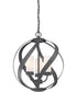 Blacksmith 3-light Pendant Old Black Finish