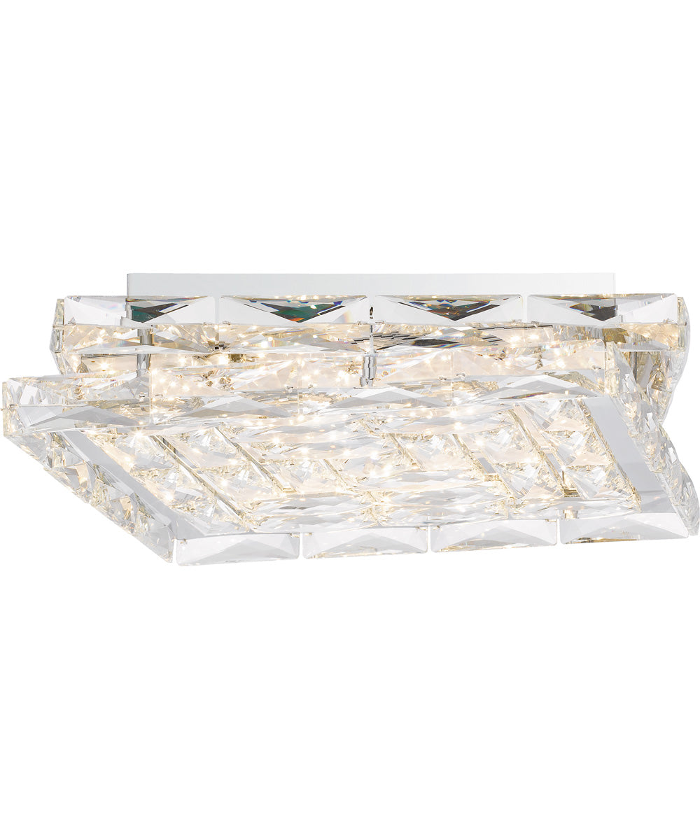 Milania Large Flush Mount Polished Chrome