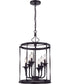 Jolenne 6-Light Foyer Flat Black
