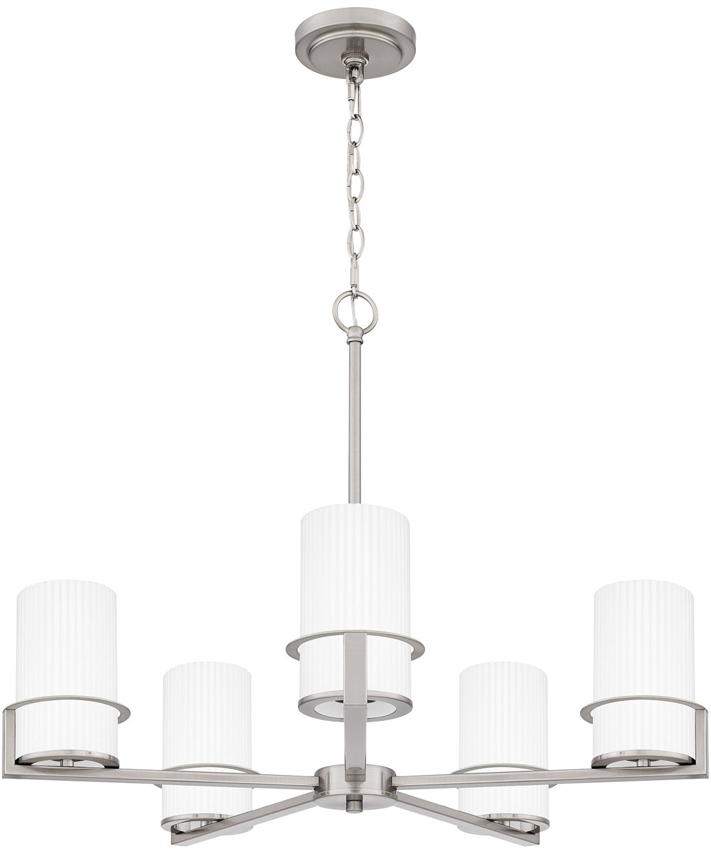 Seymour 5-light Chandelier Brushed Nickel