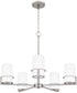 Seymour 5-light Chandelier Brushed Nickel