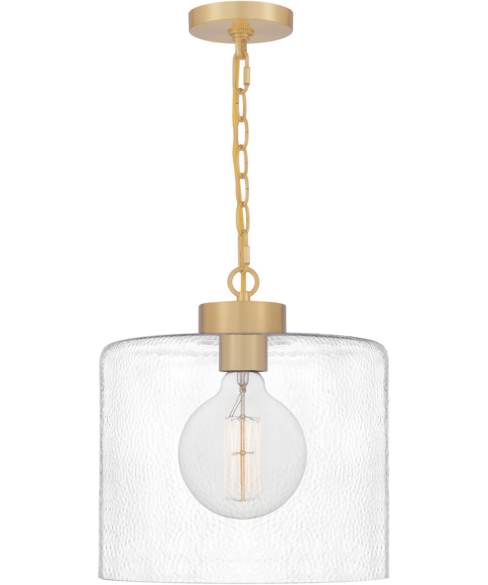 Abner Small 1-light Mini Pendant Aged Brass