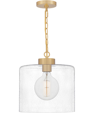 Abner Small 1-light Mini Pendant Aged Brass