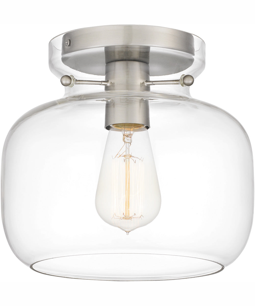 Quoizel Flush Mount Small 1-light Flush Mount Brushed Nickel