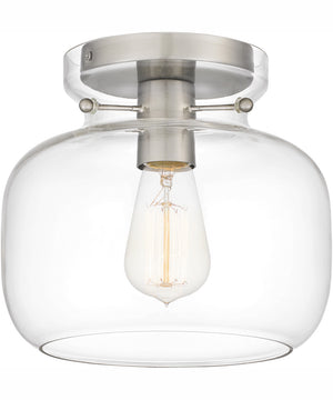 Quoizel Flush Mount Small 1-light Flush Mount Brushed Nickel