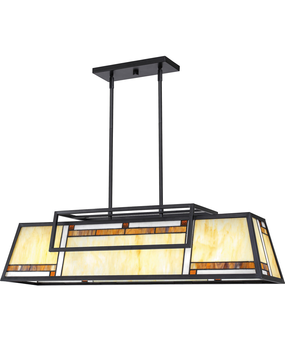 Atwater 4-light Island Light Matte Black