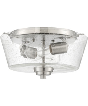 Grace 2-Light Flushmount Brushed Polished Nickel
