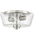 Grace 2-Light Flushmount Brushed Polished Nickel